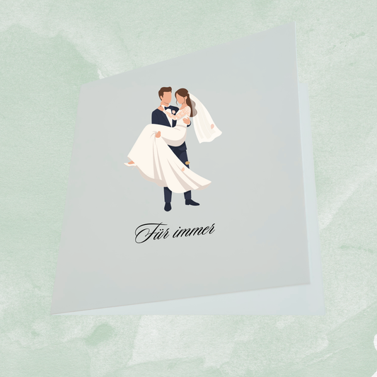 Für immer Hochzeitskarte