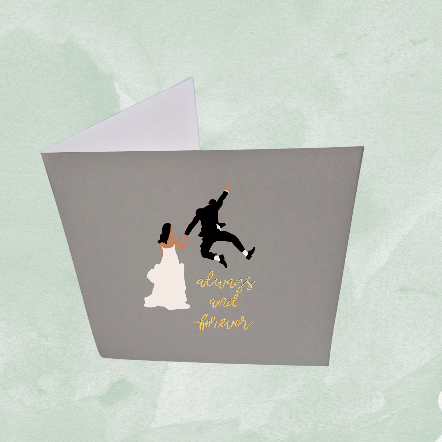 Always and Forever Hochzeitskarte