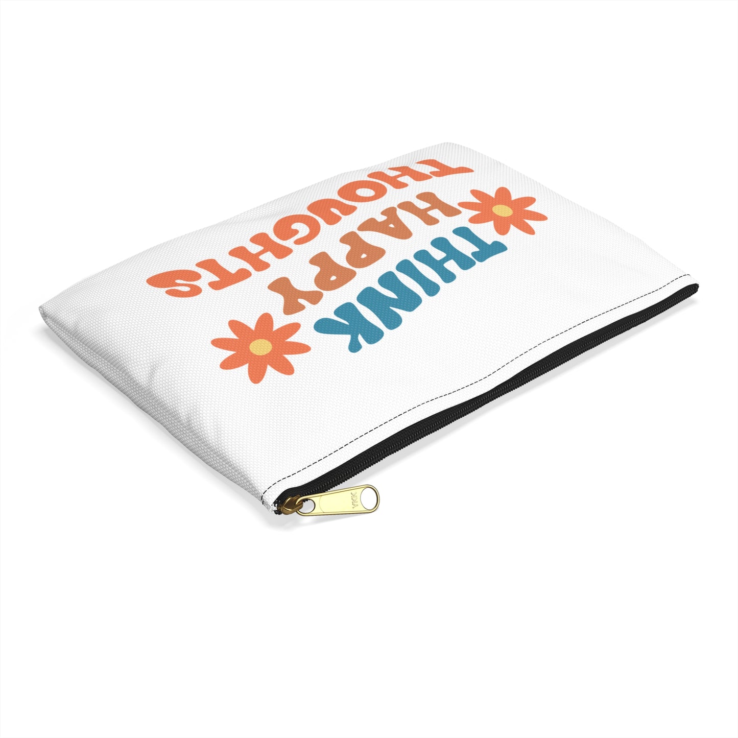 Think Happy Thoughts - Positive Kosmetiktasche und Reiseetui