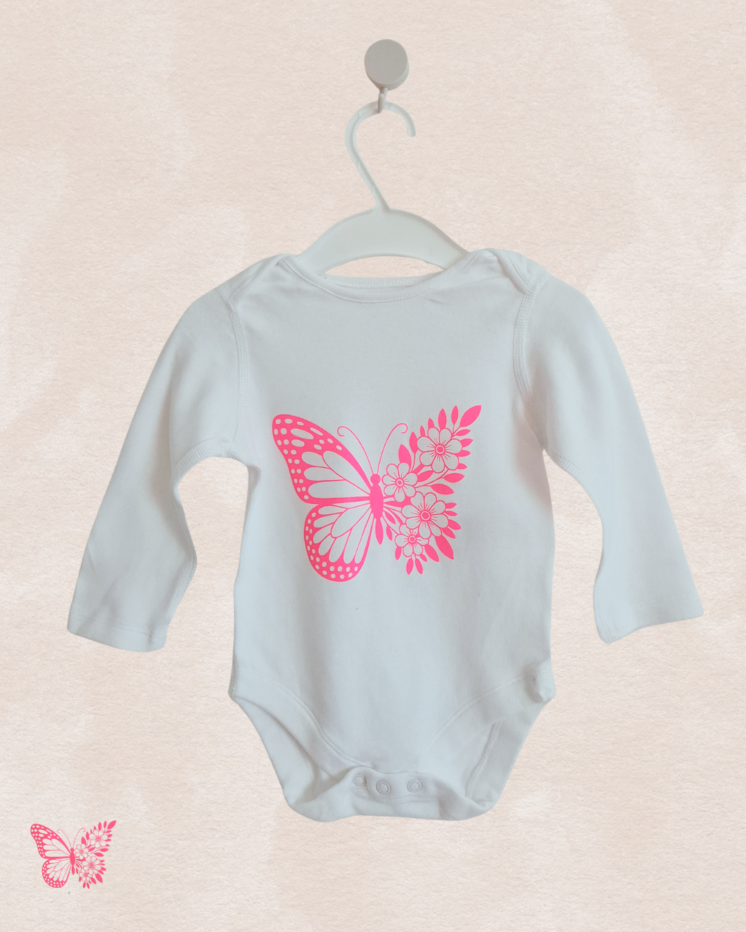 SchmetterlingsBody in Neon Pink